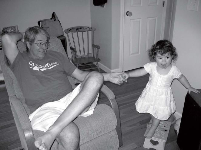 Skip and toddler Maren